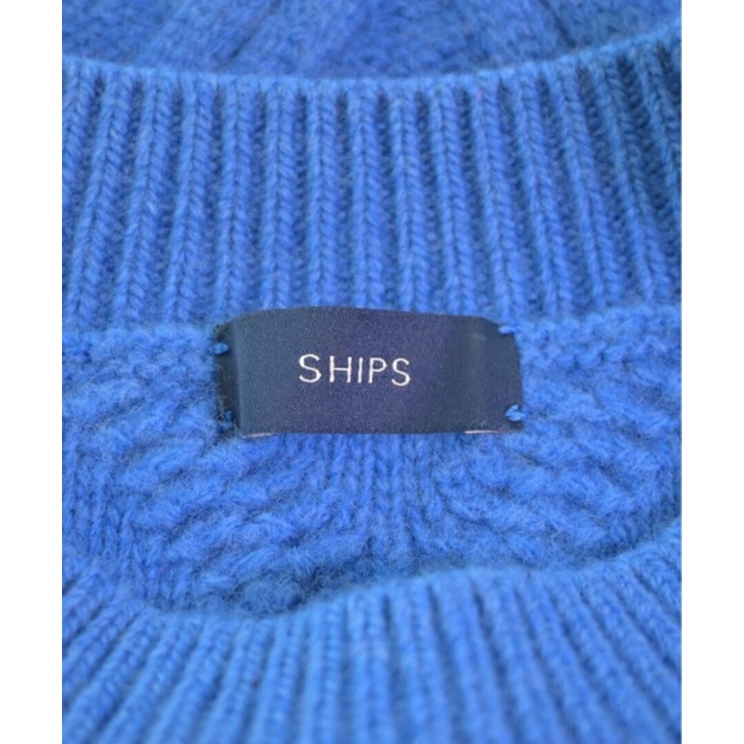 SHIPS(シップス)のSHIPS シップス ニット・セーター F 青 【古着】【中古】 レディースのトップス(ニット/セーター)の商品写真