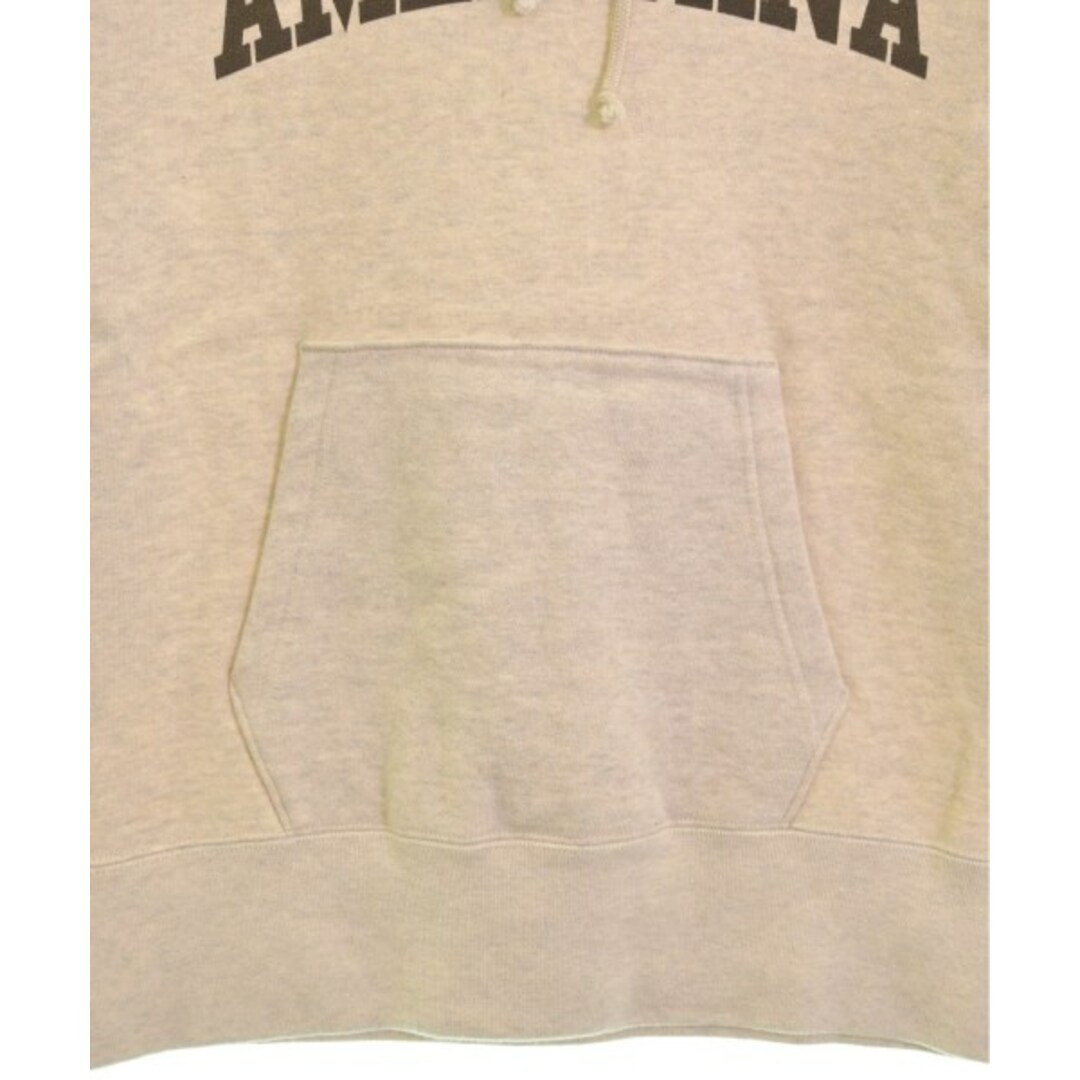 AMERICANA(アメリカーナ)のAmericana アメリカーナ パーカー -(M位) ベージュ 【古着】【中古】 レディースのトップス(パーカー)の商品写真