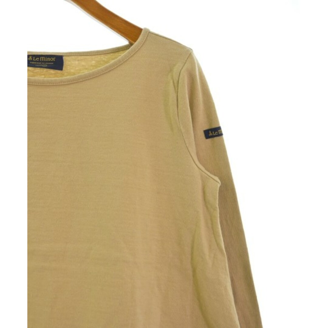 Le Minor(ルミノア)のLe minor ルミノア Tシャツ・カットソー 1(S位) ベージュ 【古着】【中古】 レディースのトップス(カットソー(半袖/袖なし))の商品写真