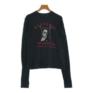 ヒステリックグラマー(HYSTERIC GLAMOUR)のHYSTERIC GLAMOUR Tシャツ・カットソー F 黒 【古着】【中古】(カットソー(半袖/袖なし))