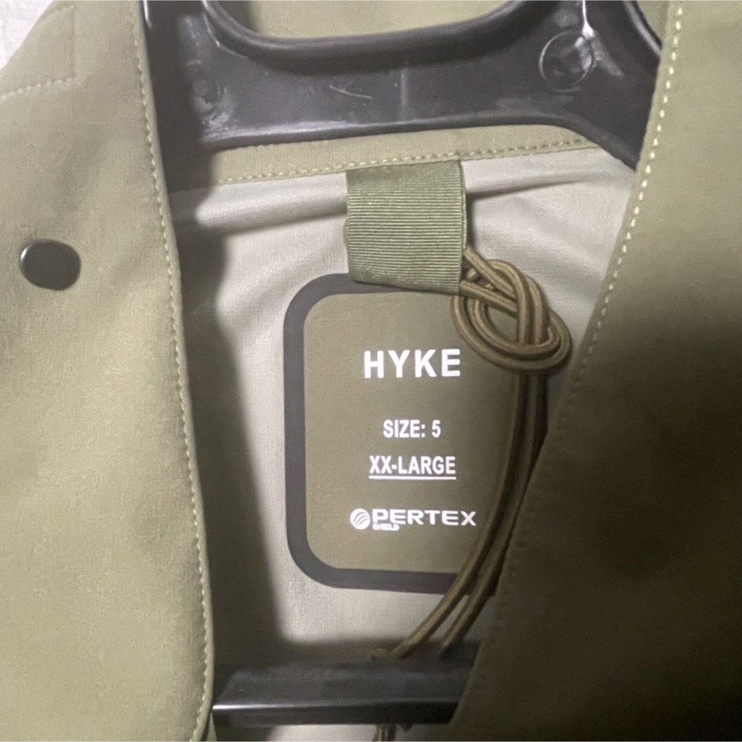 HYKE(ハイク)のHYKE コート pertex xxlarge 5 グリーン メンズのファッション小物(レインコート)の商品写真