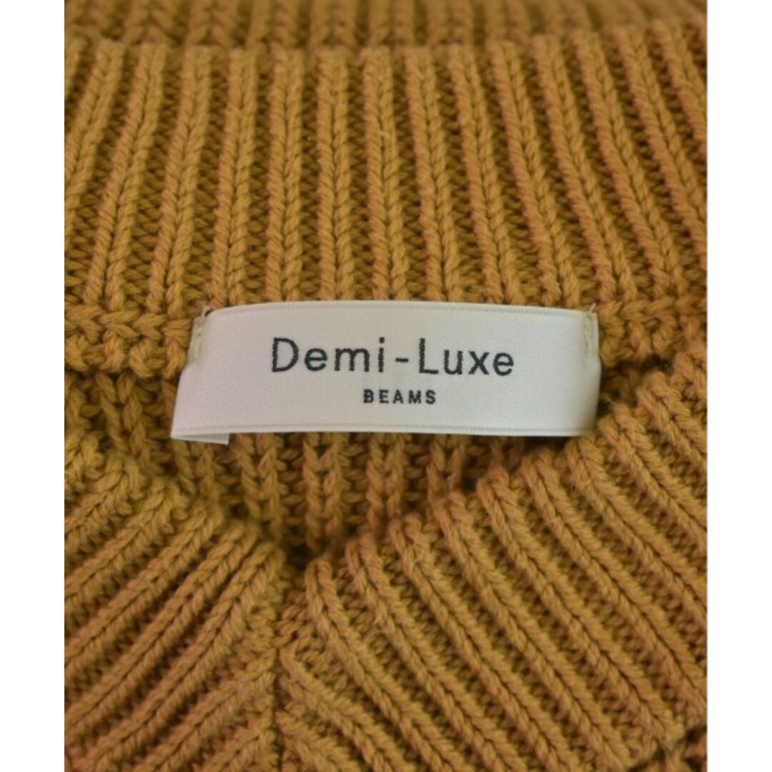 Demi-Luxe BEAMS(デミルクスビームス)のDemi-Luxe BEAMS ニット・セーター -(XL位) 茶系 【古着】【中古】 レディースのトップス(ニット/セーター)の商品写真