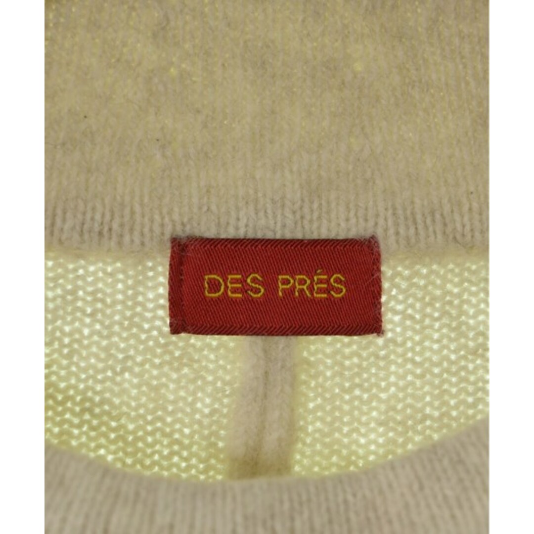 DES PRES(デプレ)のDES PRES デプレ ニット・セーター S ベージュ 【古着】【中古】 レディースのトップス(ニット/セーター)の商品写真