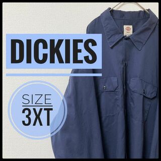 90s 古着 Dickies ワークシャツ 3XT オーバーサイズ ゆるだぼ