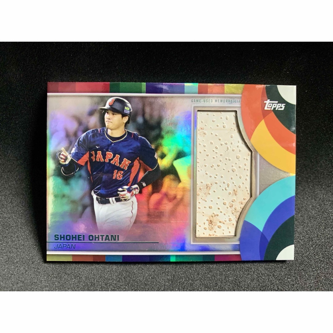 Topps(トップス)の大谷翔平　2023 topps wbc 実使用ベースパッチカード エンタメ/ホビーのトレーディングカード(その他)の商品写真