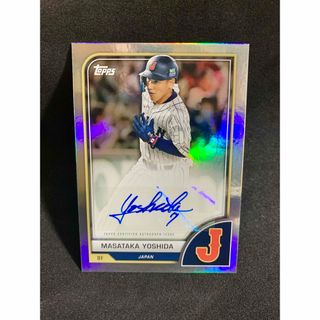 吉田正尚　2023 topps wbc日本代表サインカード