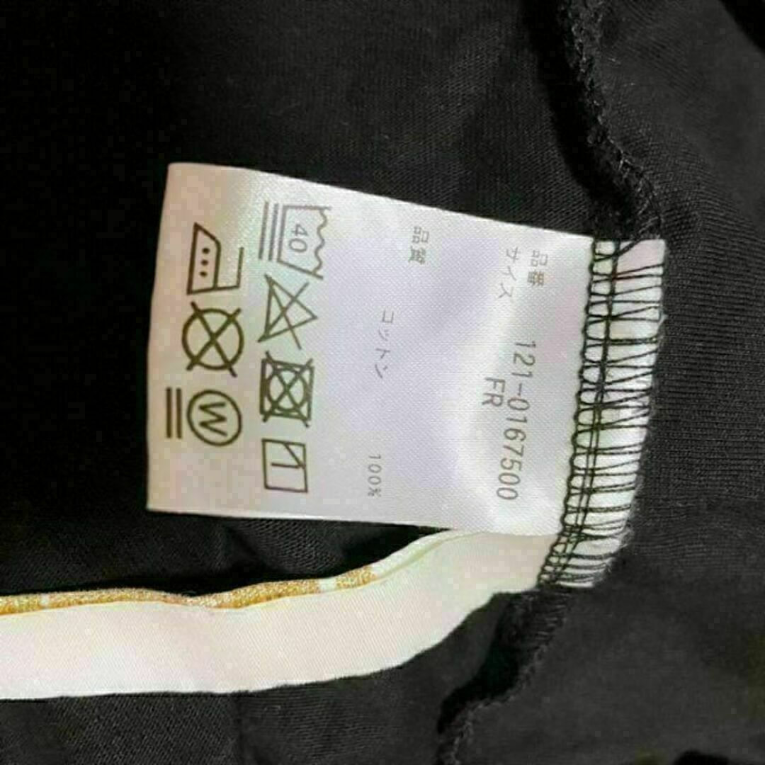 【美品・F】レディース　ブラウス　半袖　シャツ　バックリボン レディースのトップス(Tシャツ(半袖/袖なし))の商品写真