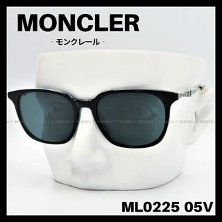 MONCLER - MONCLER　ML0225 05V　サングラス ブルー×ブラック　モンクレール