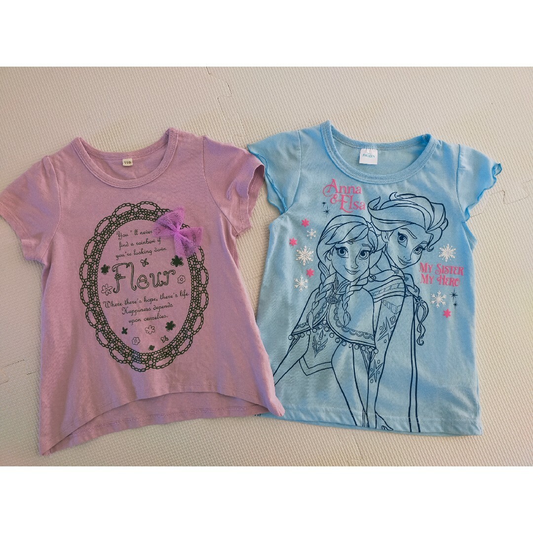 半袖Tシャツ　ノースリーブ　110 キッズ/ベビー/マタニティのキッズ服女の子用(90cm~)(Tシャツ/カットソー)の商品写真