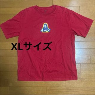 エックスガール(X-girl)のレディース エックスガール X-girl XL 赤 ビッグ ロゴT 半袖Tシャツ(Tシャツ(半袖/袖なし))