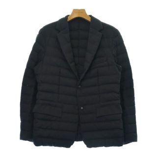 モンクレール(MONCLER)のMONCLER モンクレール ダウンジャケット/ダウンベスト 1(S位) 黒 【古着】【中古】(ダウンジャケット)