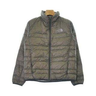 THE NORTH FACE ダウンジャケット/ダウンベスト S グレー 【古着】【中古】(ダウンジャケット)