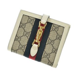 グッチ(Gucci)のGUCCI グッチ 財布・コインケース - 白系xベージュ系 【古着】【中古】(財布)