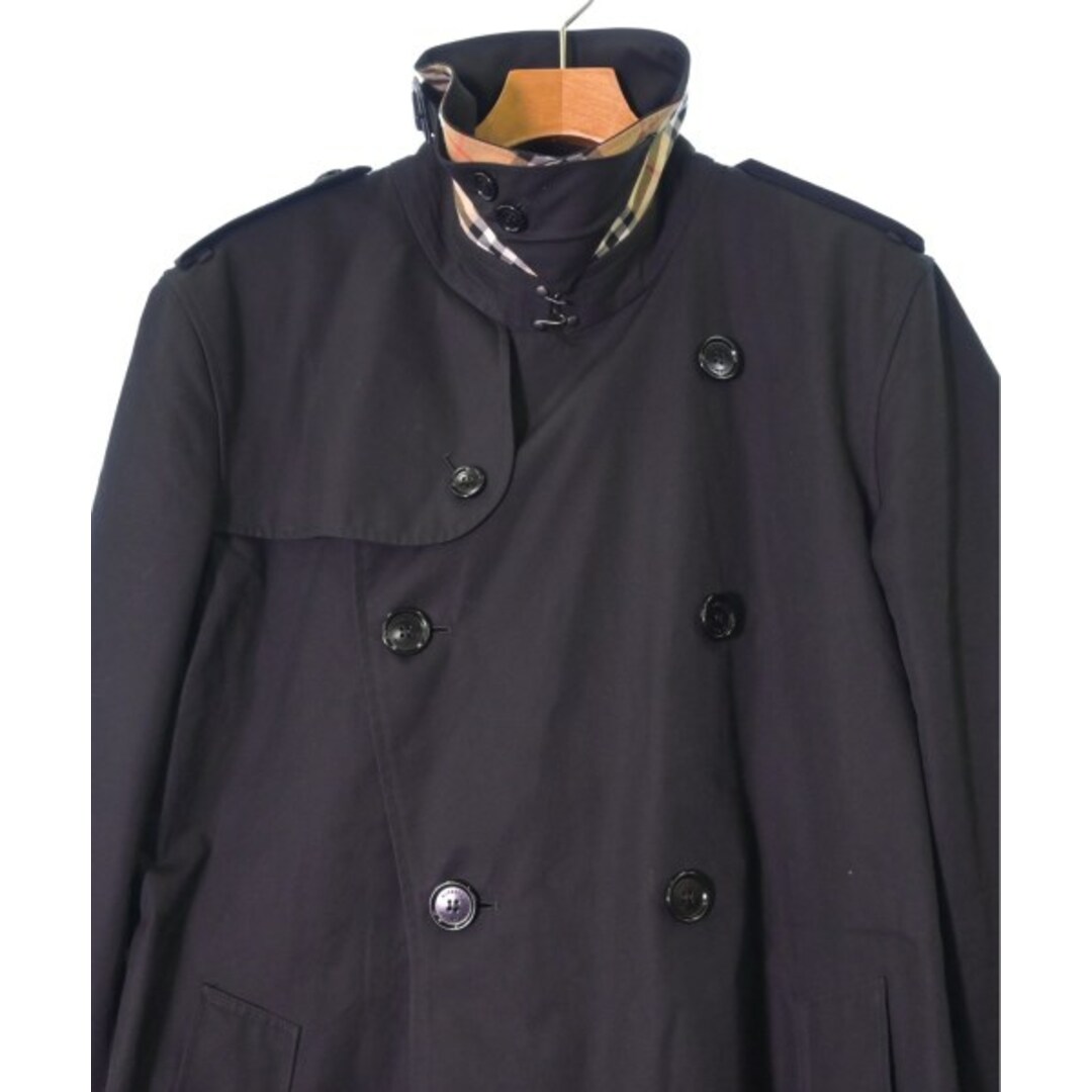 BURBERRY(バーバリー)のBURBERRY バーバリー トレンチコート 52(XXL位) 黒 【古着】【中古】 メンズのジャケット/アウター(トレンチコート)の商品写真