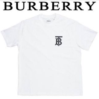 バーバリー(BURBERRY)の@ Burberry バーバリー　ロンドン　Tシャツ　tee ロゴ　ホワイト(Tシャツ/カットソー(半袖/袖なし))