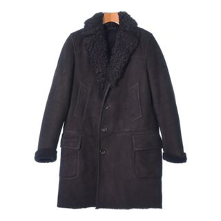 グッチ(Gucci)のGUCCI グッチ ムートンコート 44(S位) 黒 【古着】【中古】(その他)