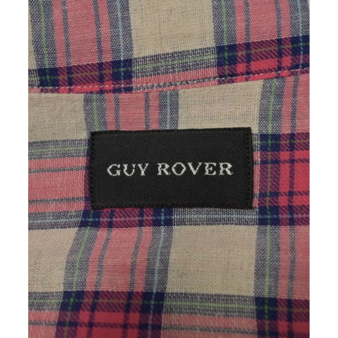 GUY ROVER(ギローバー)のGUY ROVER カジュアルシャツ S ピンクx白x紺等(チェック) 【古着】【中古】 メンズのトップス(シャツ)の商品写真