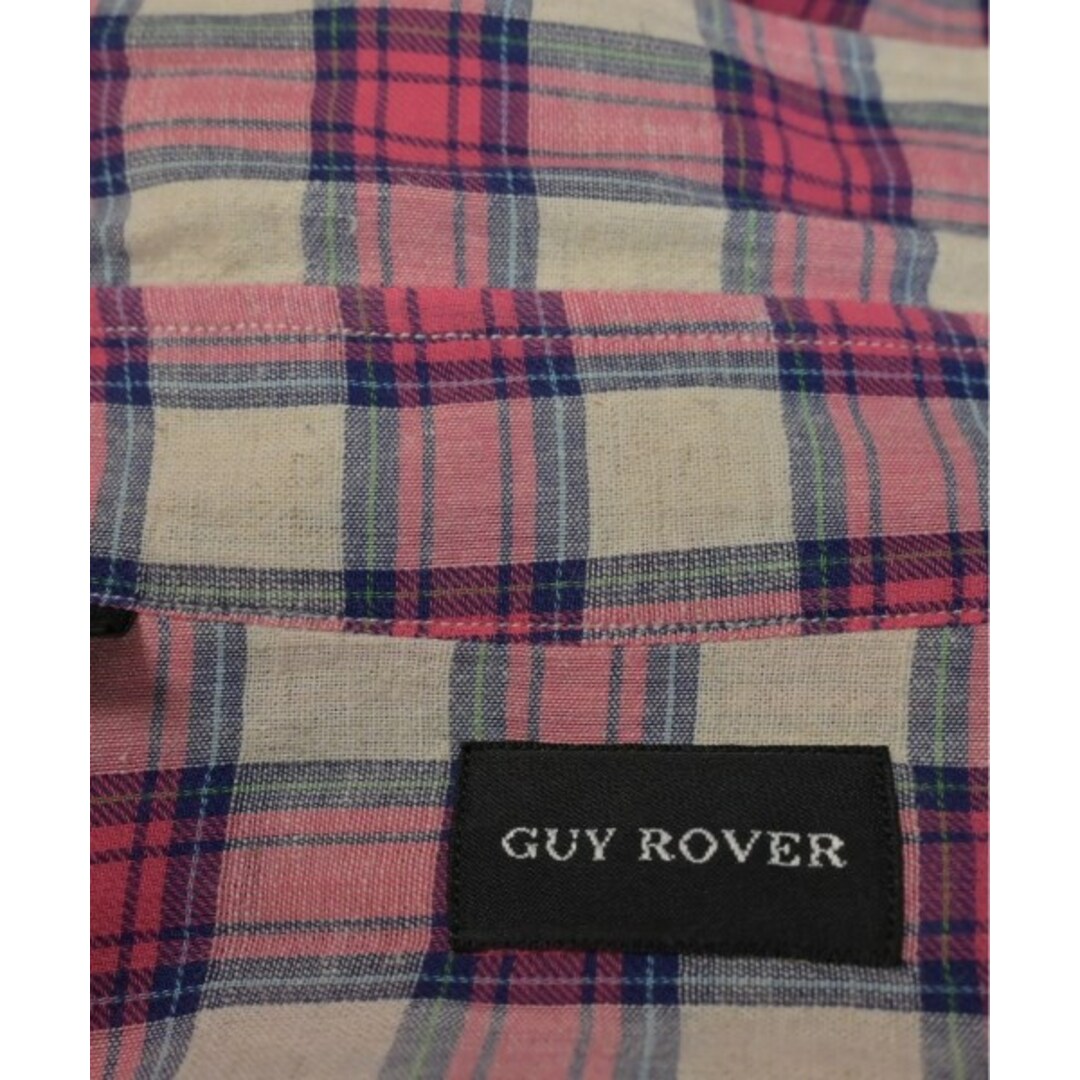 GUY ROVER(ギローバー)のGUY ROVER カジュアルシャツ S ピンクx白x紺等(チェック) 【古着】【中古】 メンズのトップス(シャツ)の商品写真