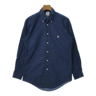 ブルックスブラザース(Brooks Brothers)のBrooks Brothers ブルックスブラザーズ カジュアルシャツ S 紺 【古着】【中古】(シャツ)