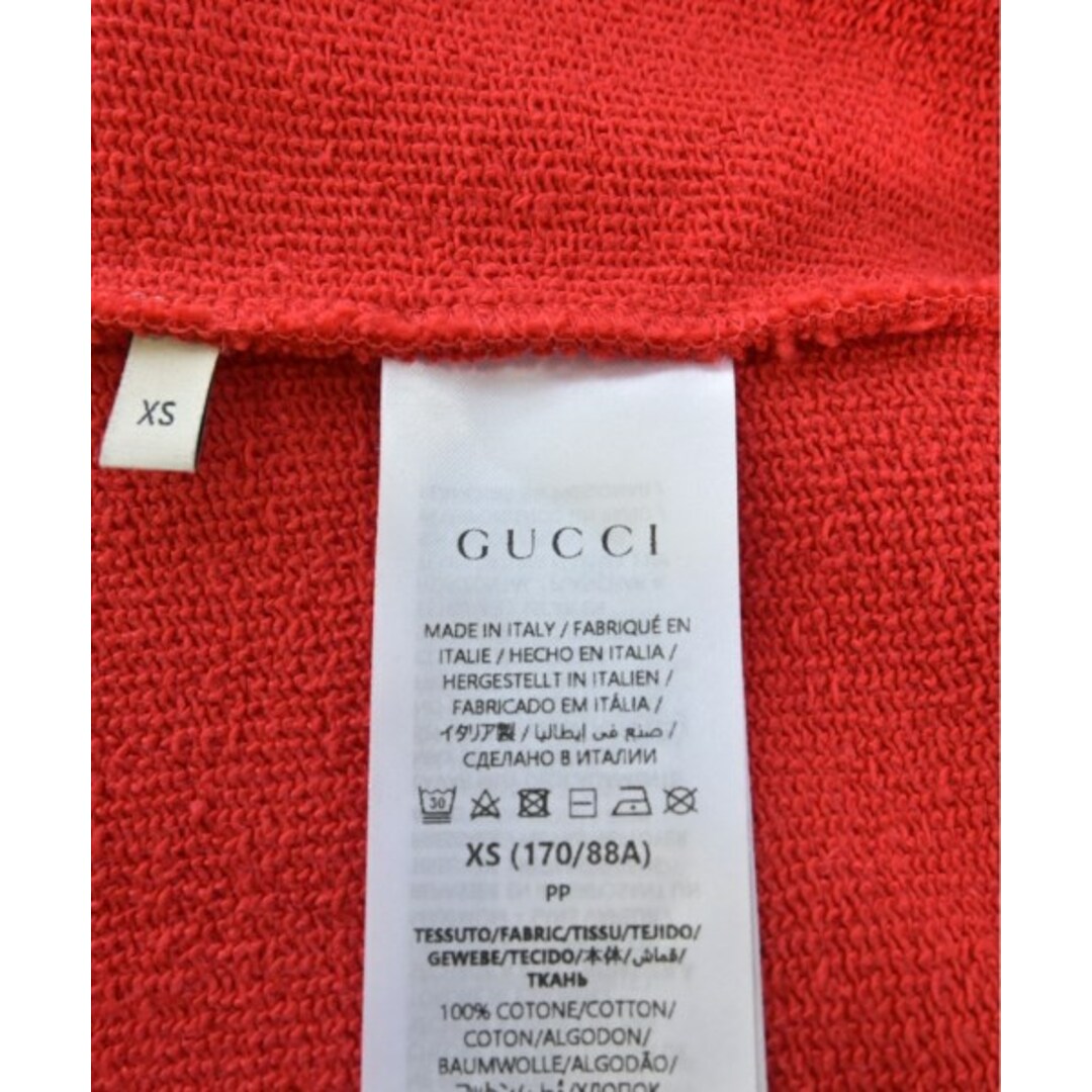 Gucci(グッチ)のGUCCI グッチ スウェット XS 赤 【古着】【中古】 メンズのトップス(スウェット)の商品写真