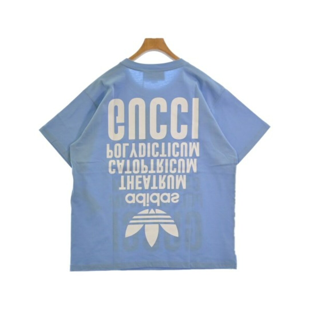 Gucci(グッチ)のGUCCI グッチ Tシャツ・カットソー S 水色 【古着】【中古】 メンズのトップス(Tシャツ/カットソー(半袖/袖なし))の商品写真