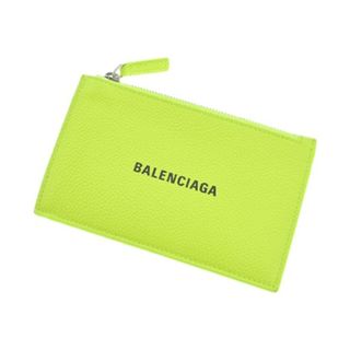 Balenciaga - BALENCIAGA バレンシアガ カードケース - 蛍光イエロー 【古着】【中古】