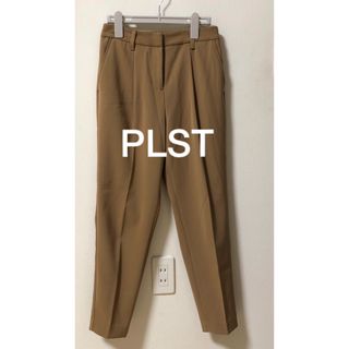 プラステ(PLST)のPLST ポリエステル2WAYストレッチタックテーパードパンツ(カジュアルパンツ)