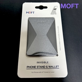 アイフォーン(iPhone)のMOFT X スマホスタンド MS007S-1-M-GYBK （スペースグレー）(モバイルケース/カバー)
