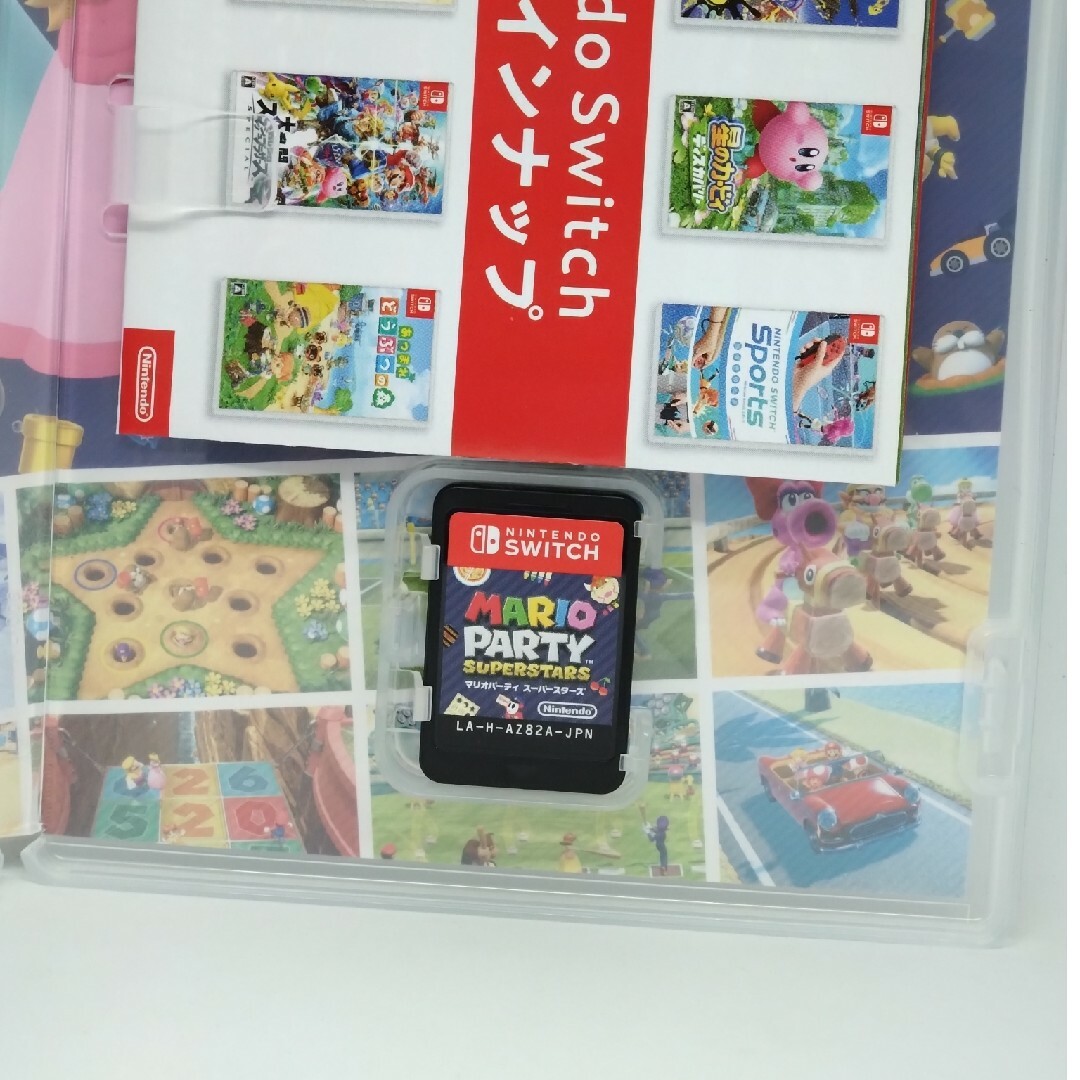 Nintendo Switch(ニンテンドースイッチ)のマリオパーティ スーパースターズ エンタメ/ホビーのゲームソフト/ゲーム機本体(家庭用ゲームソフト)の商品写真