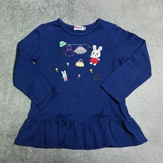 ミキハウス(mikihouse)のMIKIHOUSE 長袖 チュニックうさこちゃん 長袖Tシャツ(Tシャツ/カットソー)