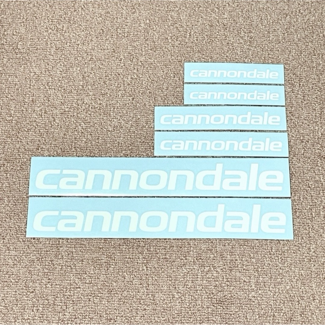 Cannondale(キャノンデール)のキャノンデール cannondale 旧ロゴ カッティングステッカー  セット スポーツ/アウトドアの自転車(その他)の商品写真