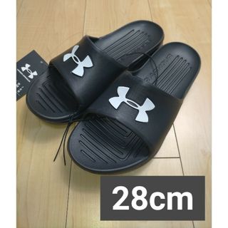 UNDER ARMOUR - アンダーアーマー サンダル 28cm ブラック シャワーサンダル UA