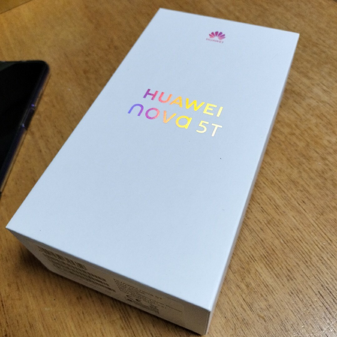 HUAWEI(ファーウェイ)の【難有格安】HUAWAI nova 5T サマーパープル スマホ/家電/カメラのスマートフォン/携帯電話(スマートフォン本体)の商品写真