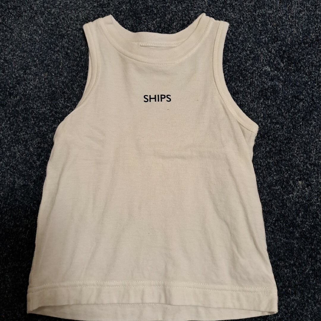 SHIPS(シップス)のSHIPS　3点　Tシャツ　タンクトップ　パンツ　ベビー　キッズ キッズ/ベビー/マタニティのベビー服(~85cm)(Ｔシャツ)の商品写真