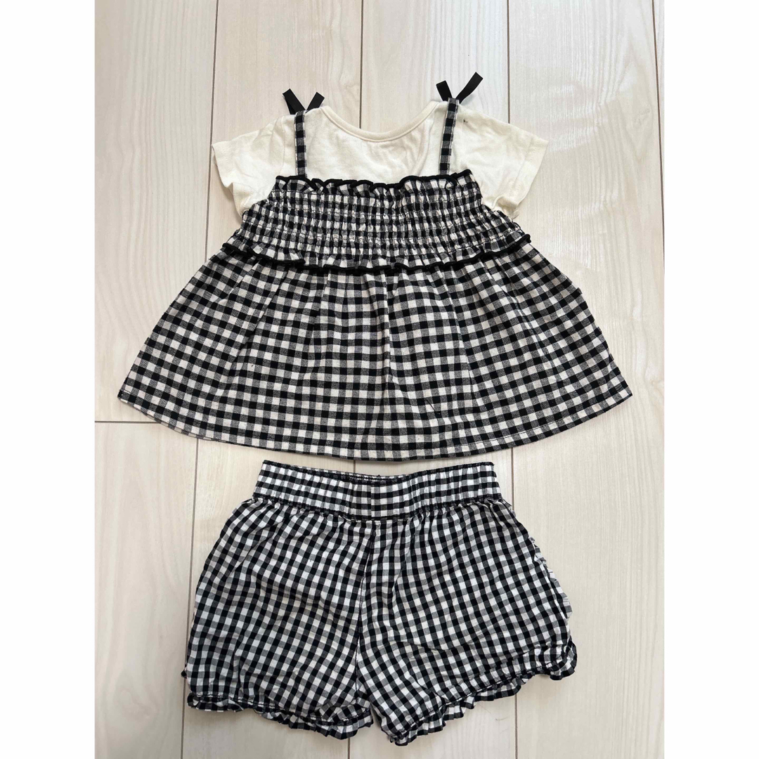 セットアップ　100 キッズ/ベビー/マタニティのキッズ服女の子用(90cm~)(ワンピース)の商品写真