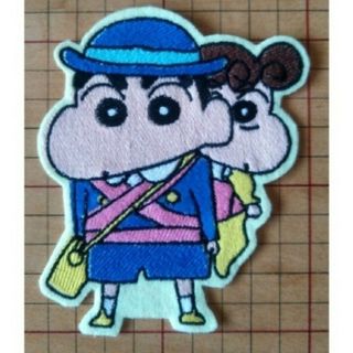 クレヨンシンチャン(クレヨンしんちゃん)のクレヨンしんちゃん ワッペン アイロン刺繍ワッペン(キャラクターグッズ)