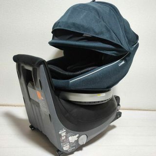 コンビ(combi)の【送料込】コンビ 美品 クルムーヴスマートISOFIX コンパクト 新生児～(自動車用チャイルドシート本体)