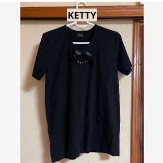 ケティ(ketty)の大特価セール　ケティKETTY  半袖シャツ　ブラックシャツ　カットソー(Tシャツ(半袖/袖なし))