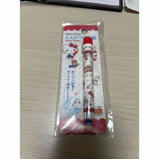 【新品】えんぴつ補助軸　ハローキティ　えんぴつ　文具　補助軸(その他)