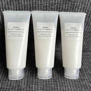 ムジルシリョウヒン(MUJI (無印良品))の無印良品 敏感肌用オールインワン美容液ジェル 100g 3本セット 未使用(オールインワン化粧品)