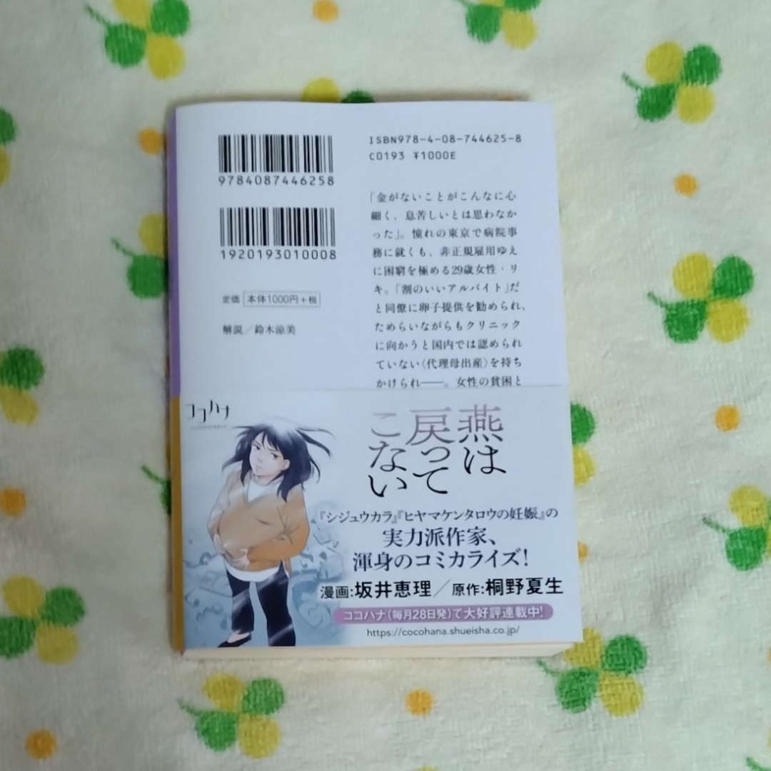 集英社(シュウエイシャ)の桐野夏生「燕は戻ってこない」 エンタメ/ホビーの本(文学/小説)の商品写真