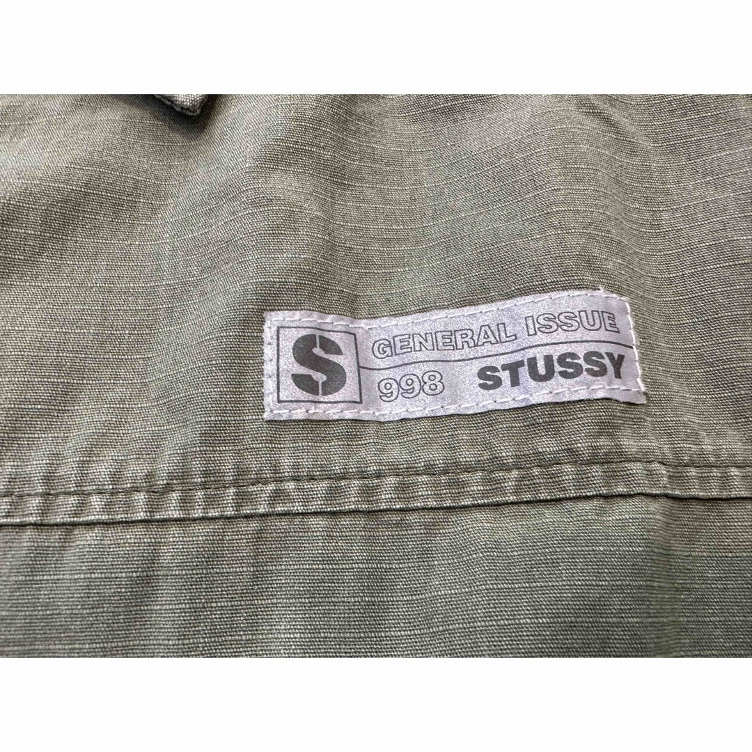 STUSSY - 90s USA製 OLD STUSSY リップストップ ミリタリー JKT STUSSY - 90s USA製 OLD STUSSY リップストップ ミリタリー JKT