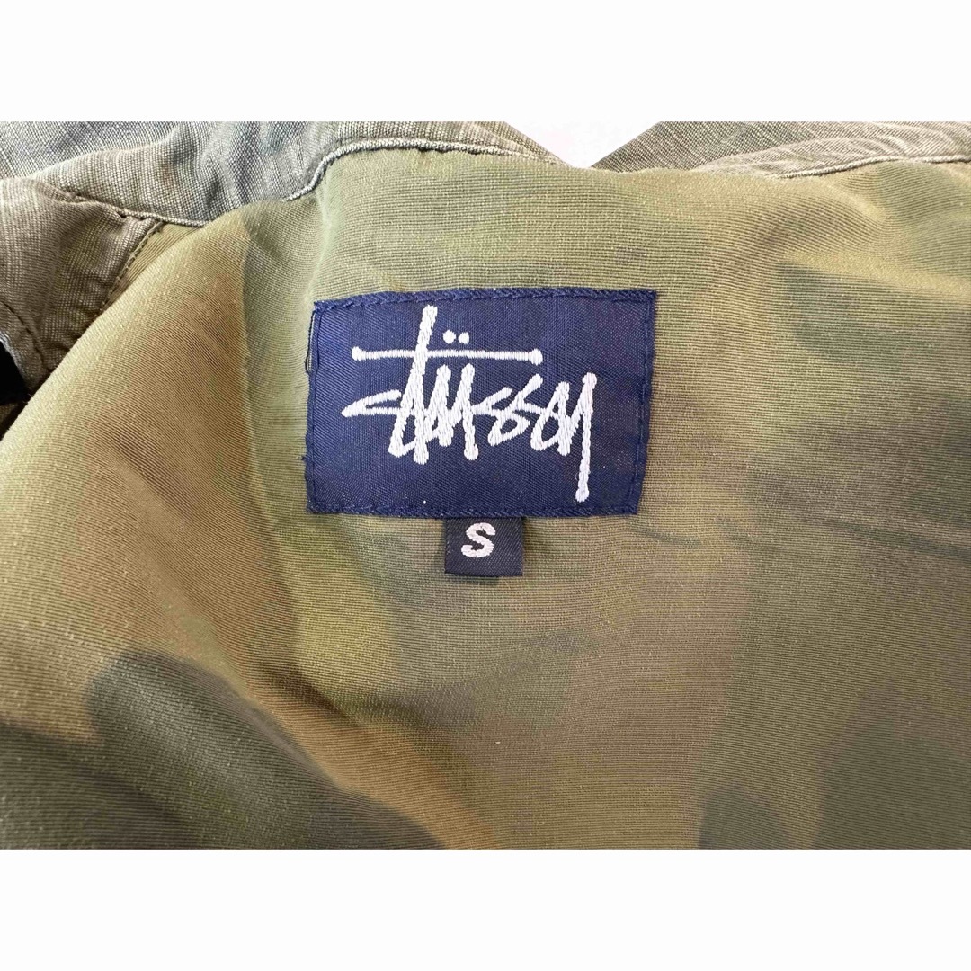 STUSSY - 90s USA製 OLD STUSSY リップストップ ミリタリー JKT STUSSY - 90s USA製 OLD STUSSY リップストップ ミリタリー JKT