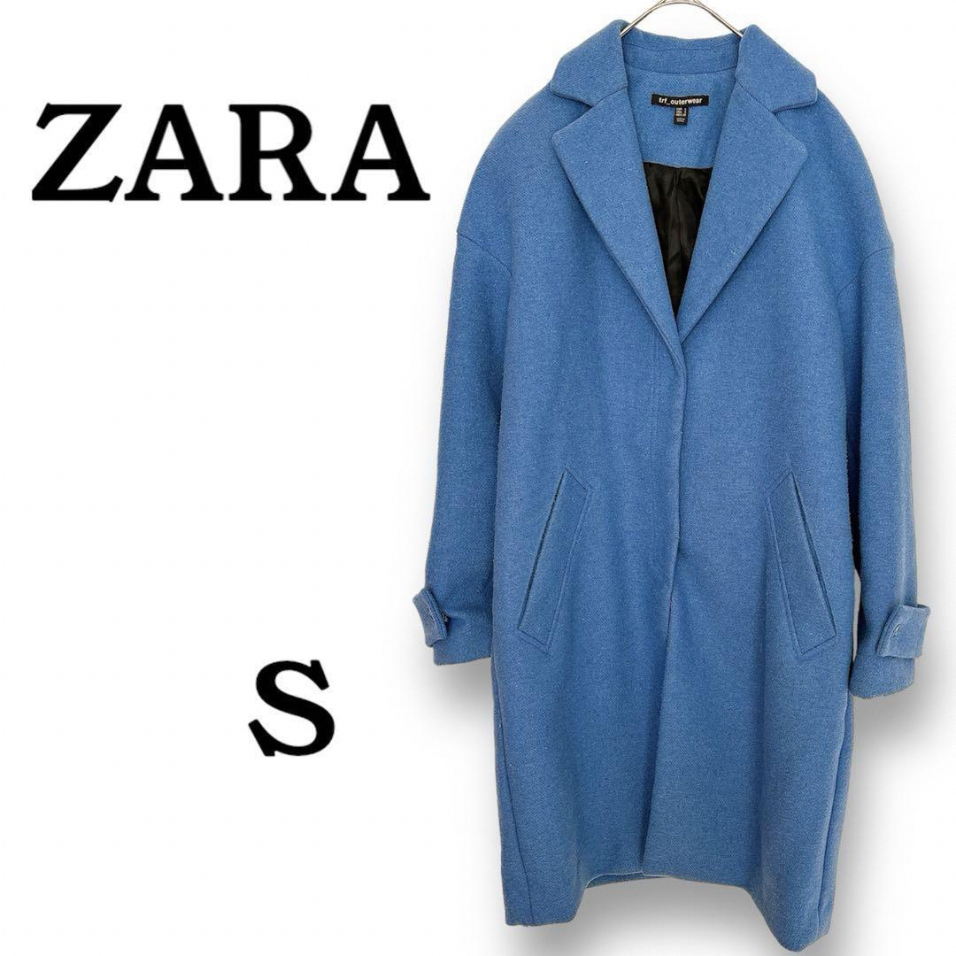 ZARA(ザラ)の*ZARA チェスターコート  Sサイズ レディースのジャケット/アウター(チェスターコート)の商品写真