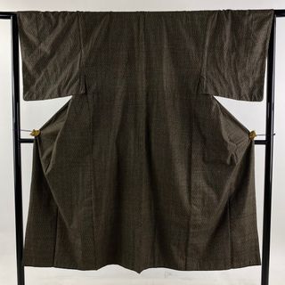 男着物 身丈141cm 裄丈65.5cm 正絹 優品 【中古】(着物)