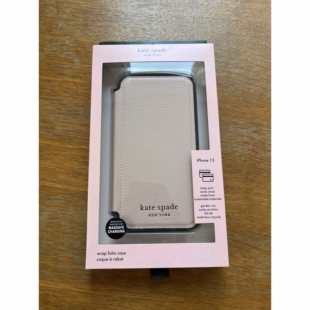 kate spade new york(ケイトスペードニューヨーク)のケイトスペード iPhone13 手帳ケース スマホ/家電/カメラのスマホアクセサリー(iPhoneケース)の商品写真