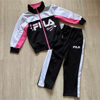 フィラ(FILA)のFILA*ジャージセットアップ＊110センチ＊ピンク(Tシャツ/カットソー)