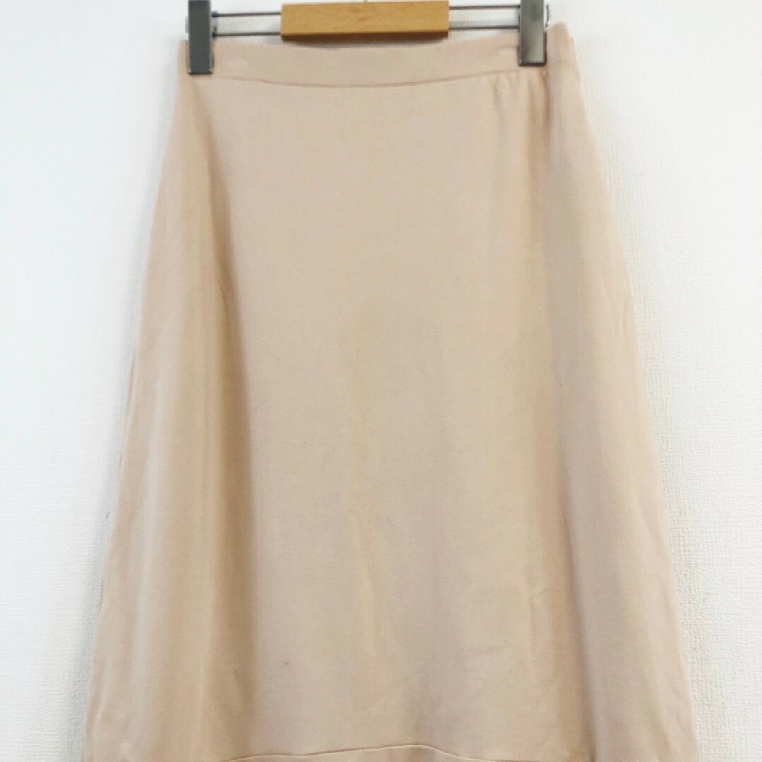 アプレジュール　マーメイドスカート　LL　ベージュ　大人カジュアル　きれいめ レディースのスカート(ロングスカート)の商品写真