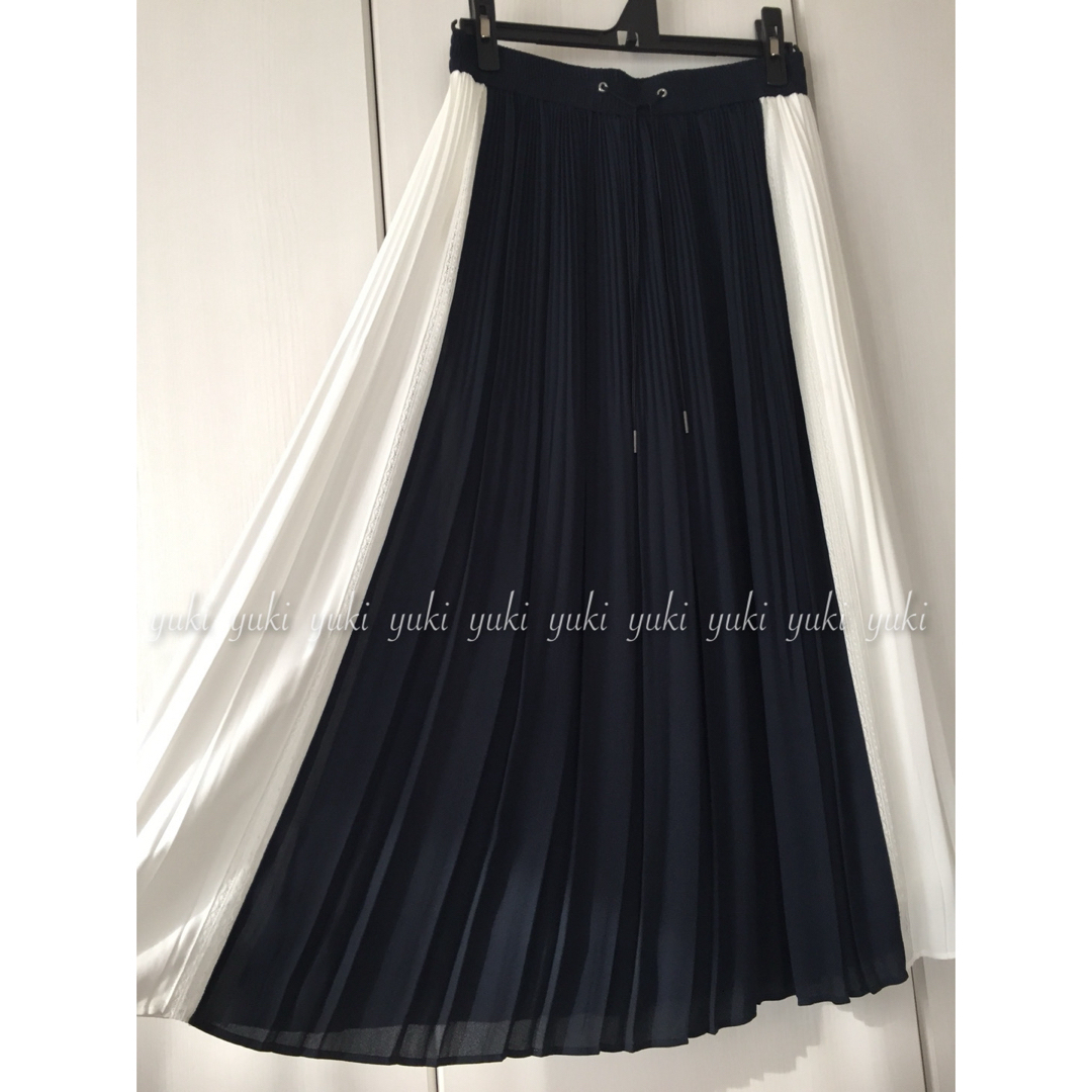 ANAYI(アナイ)のANAYI 配色プリーツスカート レディースのスカート(ロングスカート)の商品写真