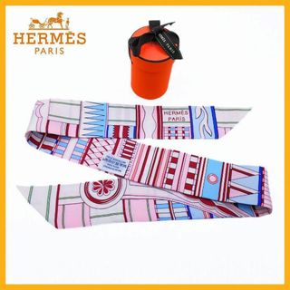 エルメス(Hermes)の美品 エルメス ツイリー ヴォルトエピルエット 2021SS シルク 箱付き(バンダナ/スカーフ)